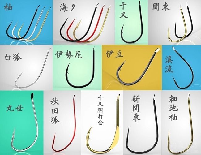 鱼钩颜色